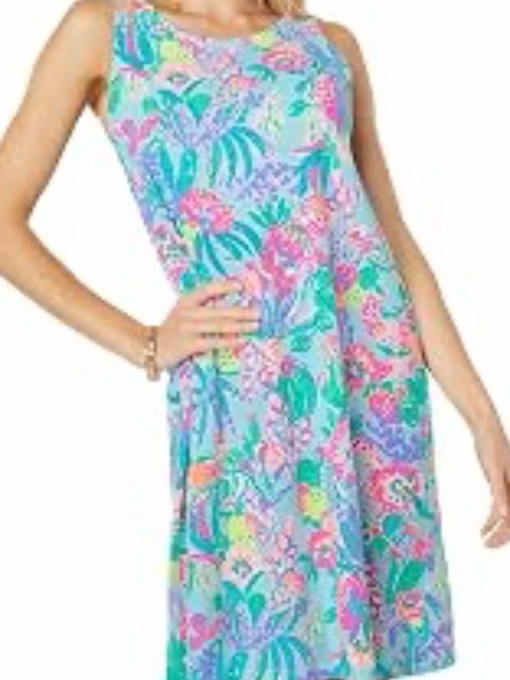 Lilly Pulitzer, tropical floral dress!
